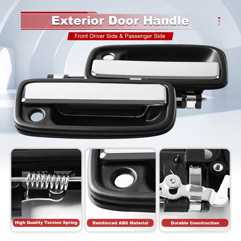 FAERSI 2pcs Outside Exterior Door Handles Front Left Driver Side & Right Passenger Side Fit for 1995 1996 1997 1998 1999 2000 2001 2002 2003 2004 Toyota Tacoma 2004-2012 Toyota Hilux 769MX 768MX - Image 4